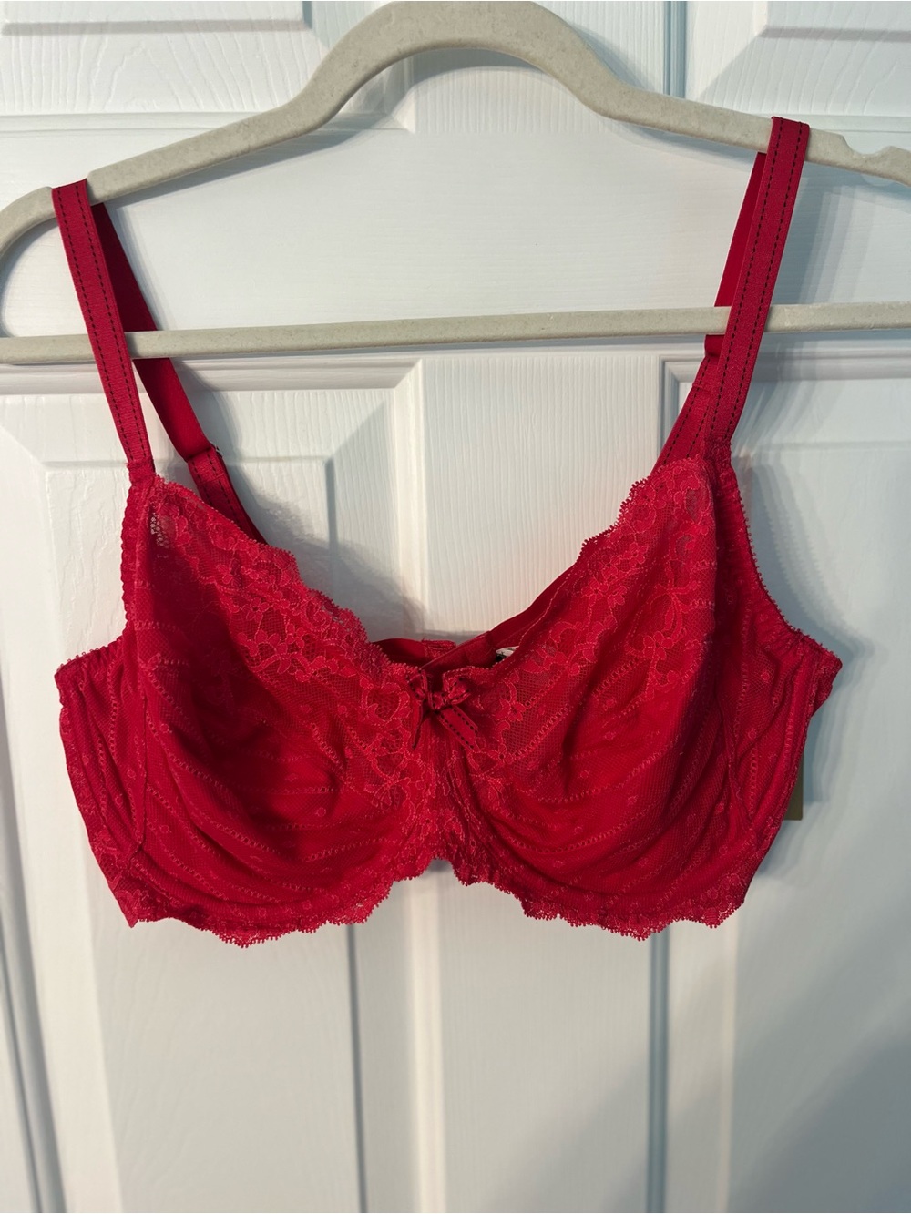 Red Lace Underwire Bra - Women Intimates
